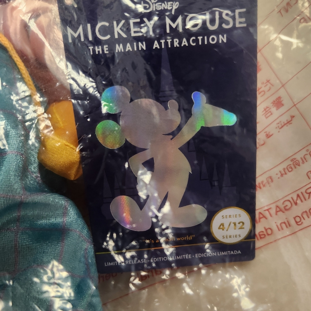 Disney Mickey Mouse the Main Attraction Mickey Plush - It's A Small World - Picture 9 of 11